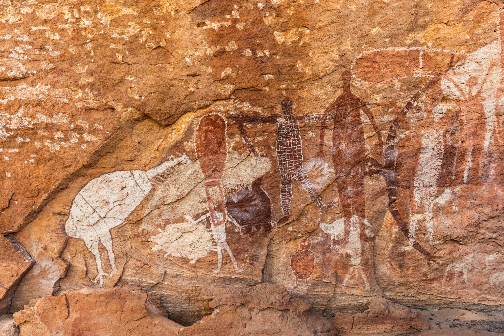 Quinkan Rock Art, Jarramali Rock Art Tours, Queensland © Tourism Australia