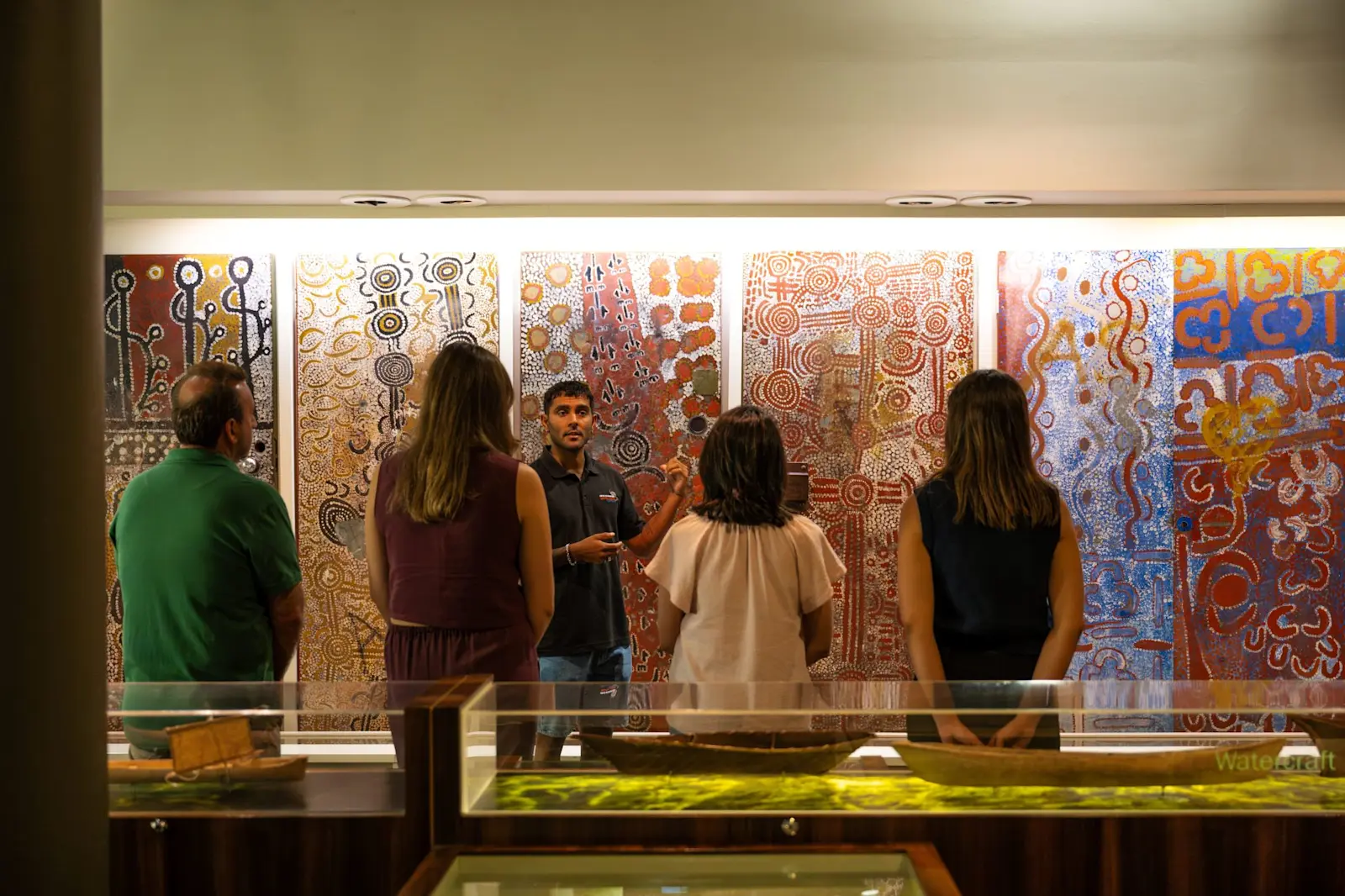 Exploring the Australian Aboriginal Cultures Gallery with Bookabee Australia © Bookabee Australia