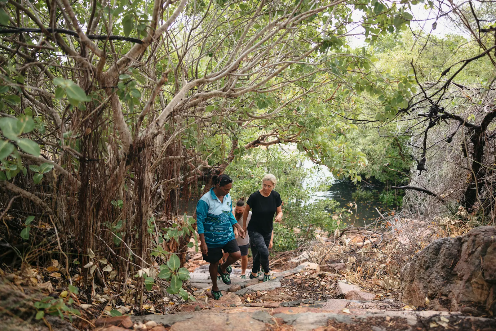 Owner and guide, Rosanna Angus, Oolin Sunday Island Cultural Tours, Dampier Peninsula, WA