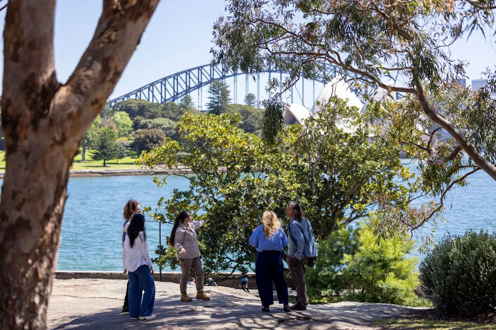 Aboriginal Harbour Heritage Walk, The Royal Botanic Garden Sydney, NSW © RBGS