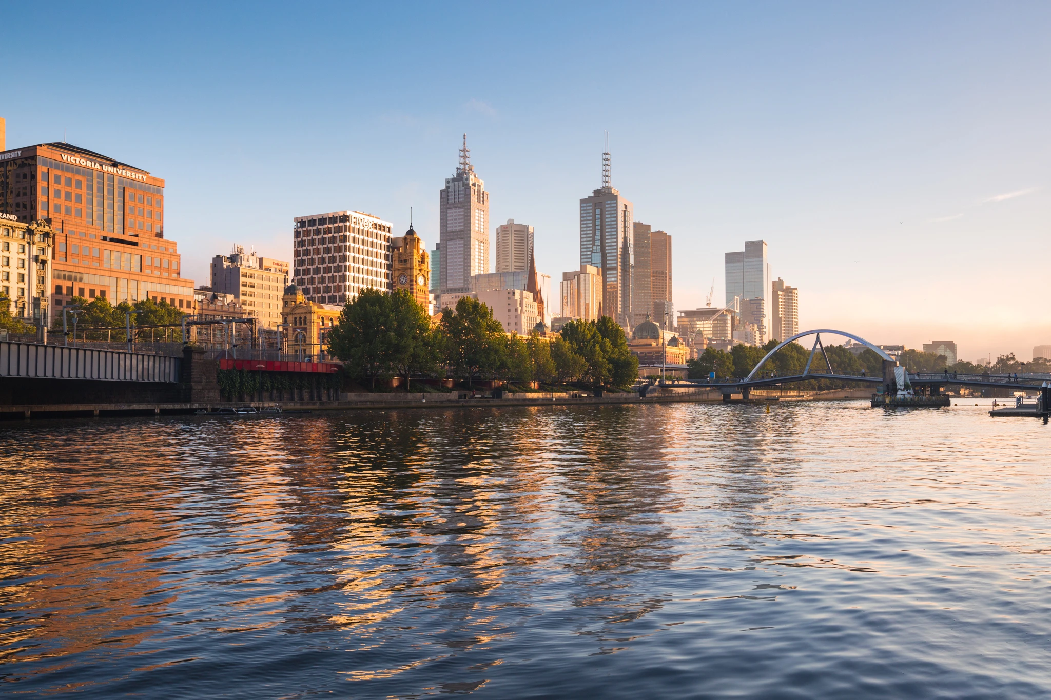 Central Melbourne/Narrm from the Yarra River, VIC © Tourism Australia 