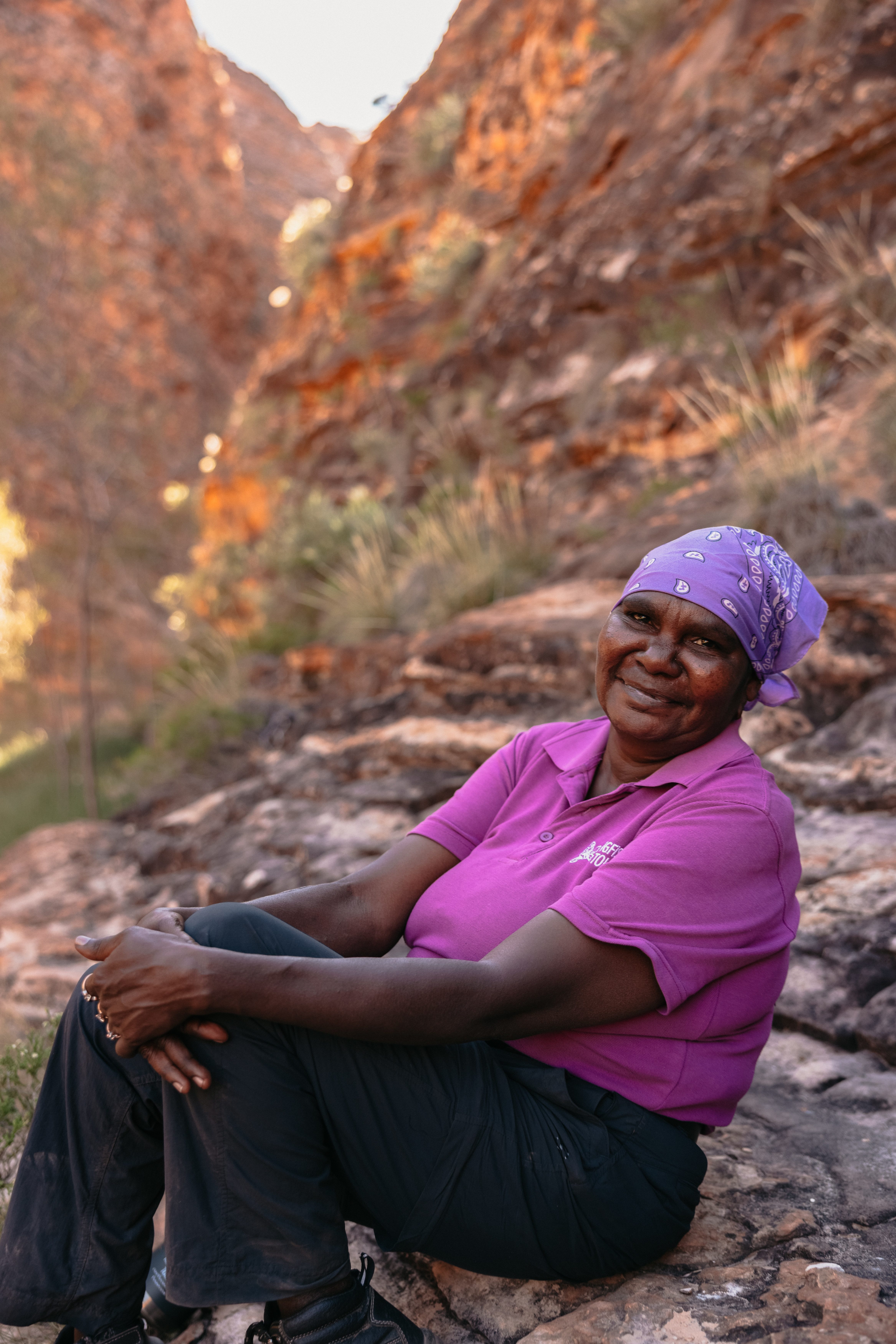 Wola Gija Head Guide, Bec Sampi, Kingfisher Tours, Western Australia