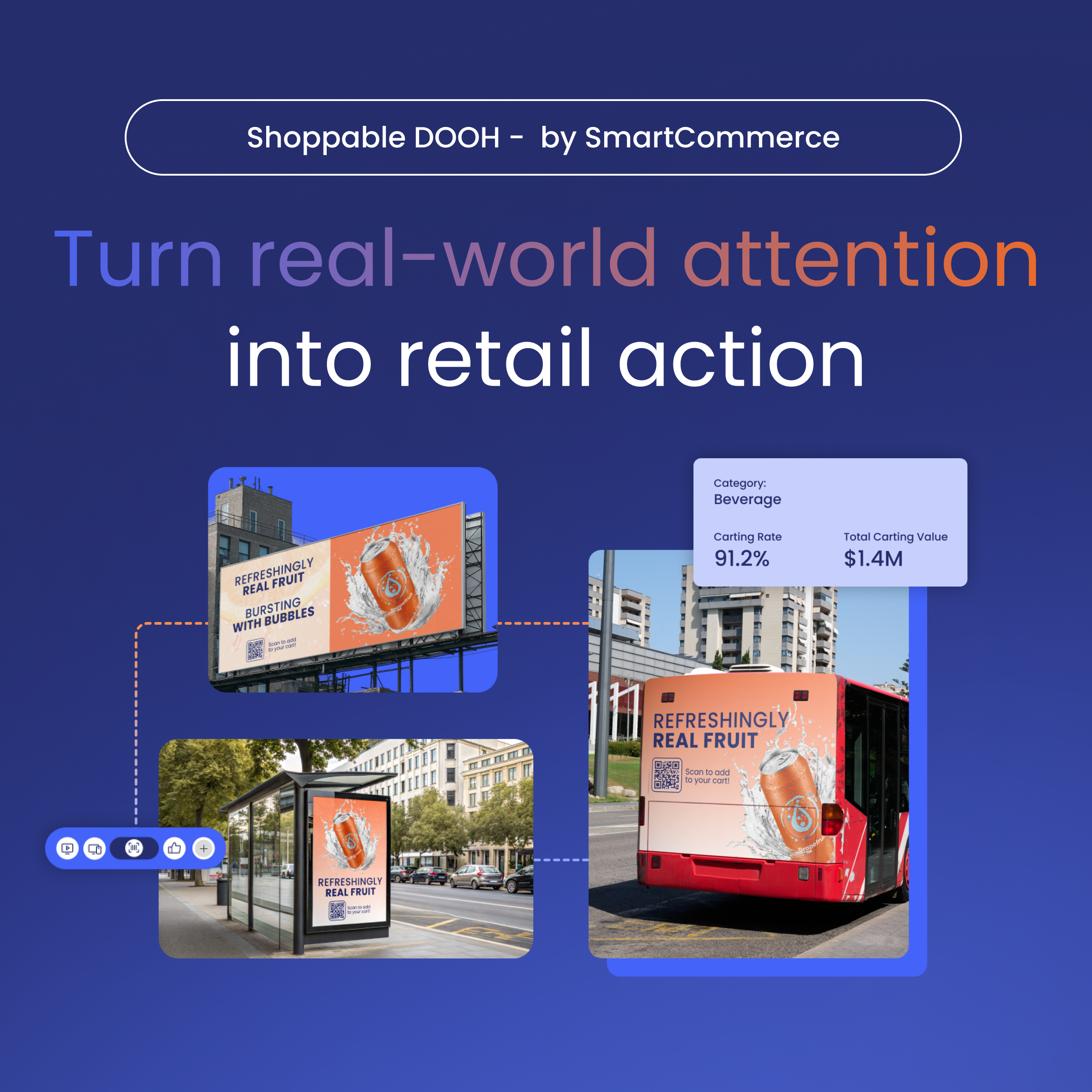 Shoppable DOOH by SmartCommerce: Turn Real-World Attention Into Retail Action