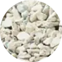 A close-up of cat litter granules