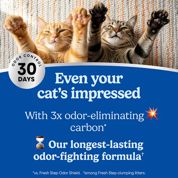 Fresh Step™ Heavy Duty Odor Block Scented Multi-Cat Litter – 3X Odor ...