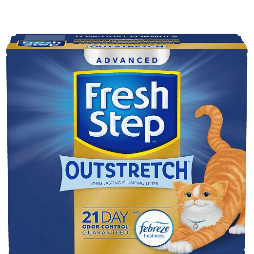 Advanced Outstretch Long Lasting Clumping Litter Scented with Febreze Freshness