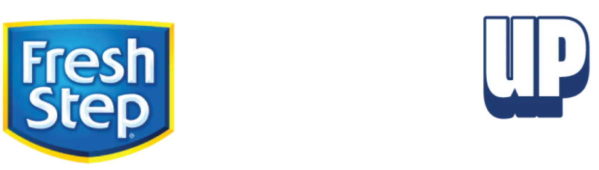 Fresh Step logo + Step It Up to superior odor control logo