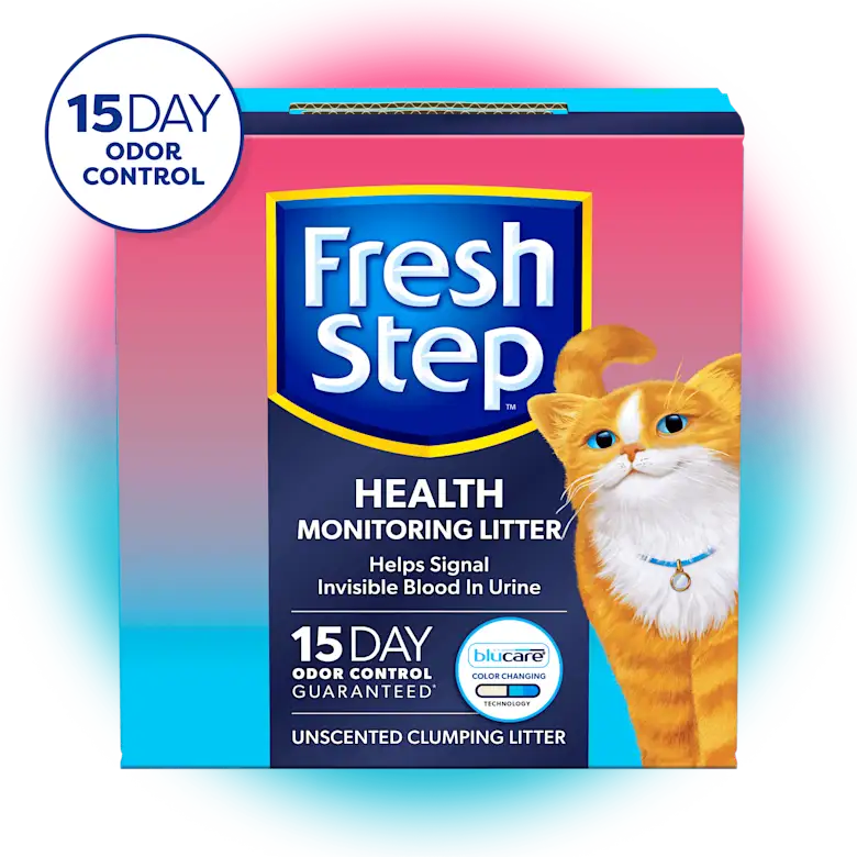 Fresh Step® Clumping Health Monitoring Cat Litter–Unscented | Fresh Step®