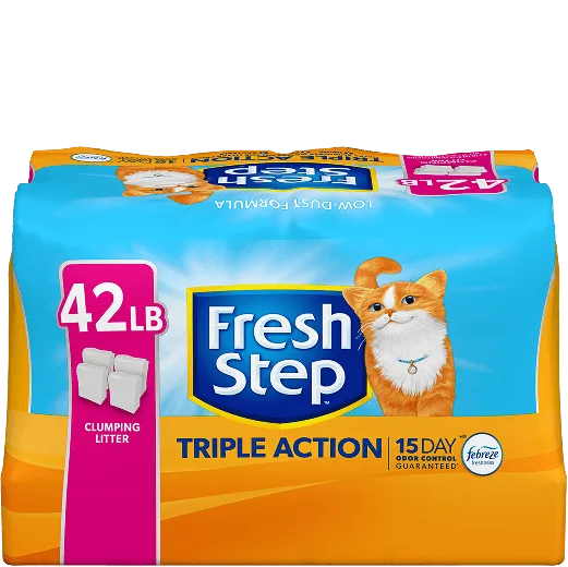 Fresh Step Triple Action package of 4 bags equalling 42 lb