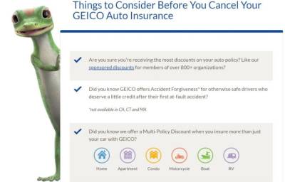 Thing to consider before you cancel your Geico auto insurance