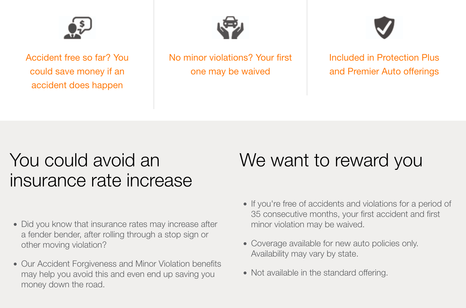 state auto accident forgiveness