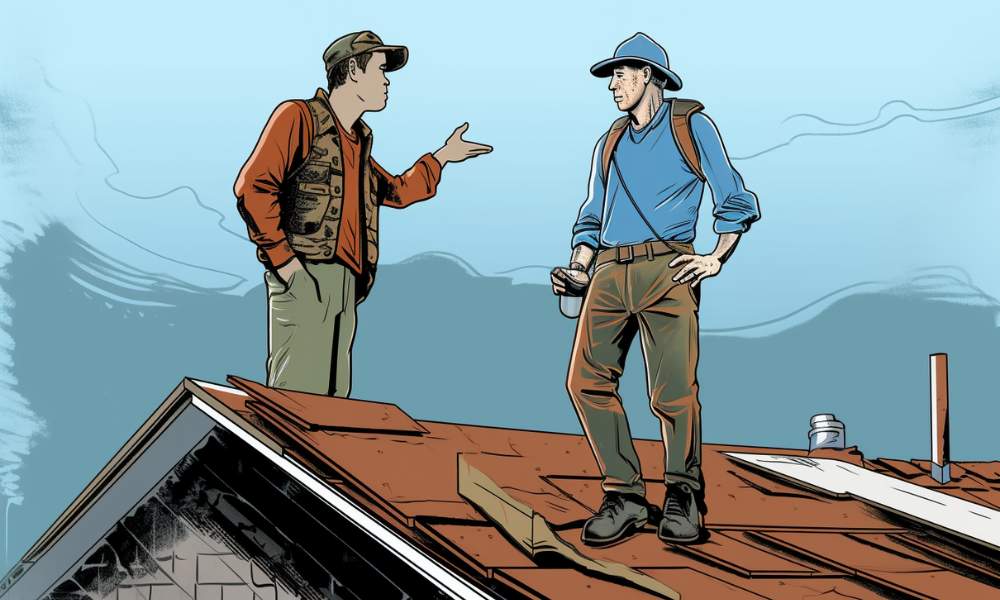 Consult with roofers