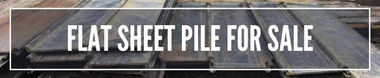 Flat Sheet Pile for Sale