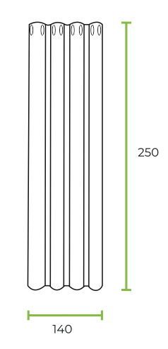 Curtains sizes