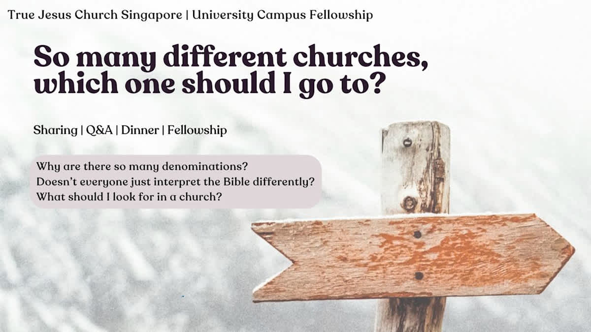 So Many Different Churches, Which One Should I Go To?
