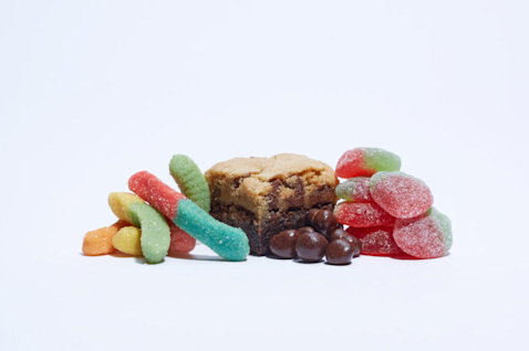gummies, baked goods, and chocolate edibles