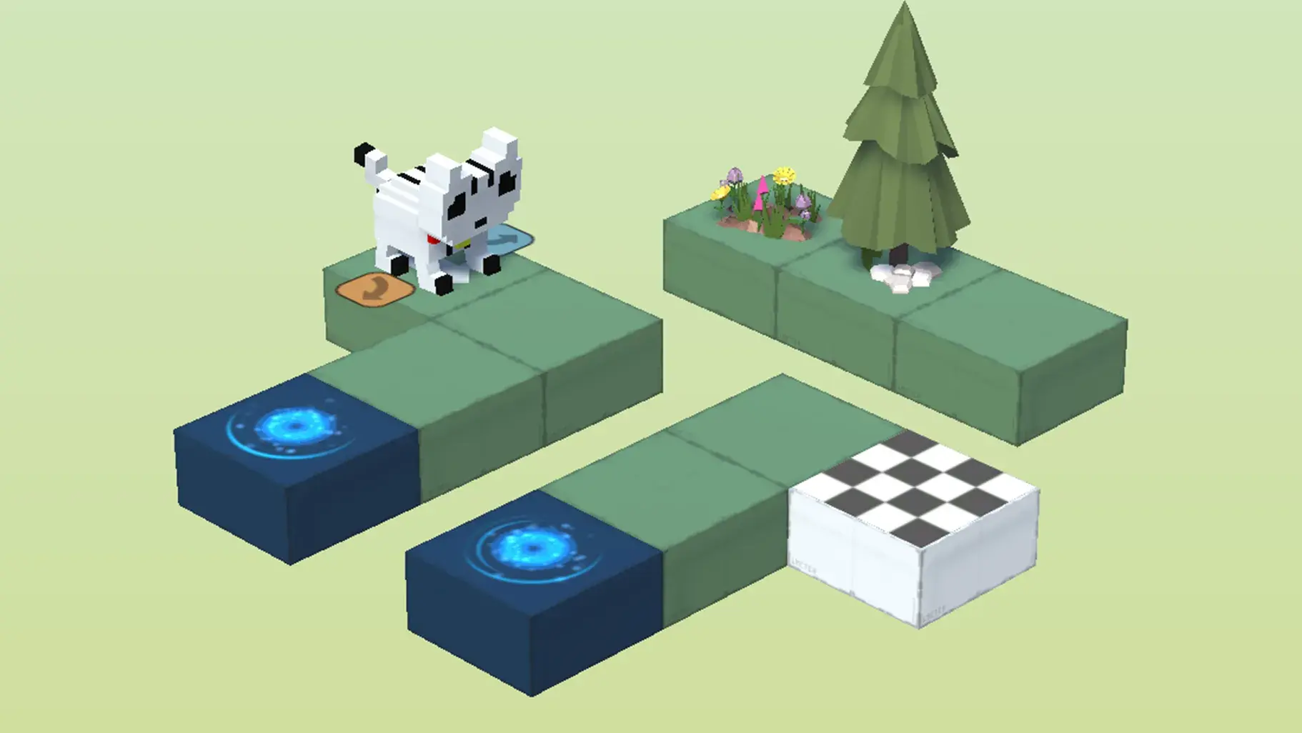Abstraction: When you discover how the magic square works and ignore distractions like the trees and flowers, you’re focusing on what is important. Rodocodo helps you practice this by giving you more stars when you solve a problem with fewer commands.