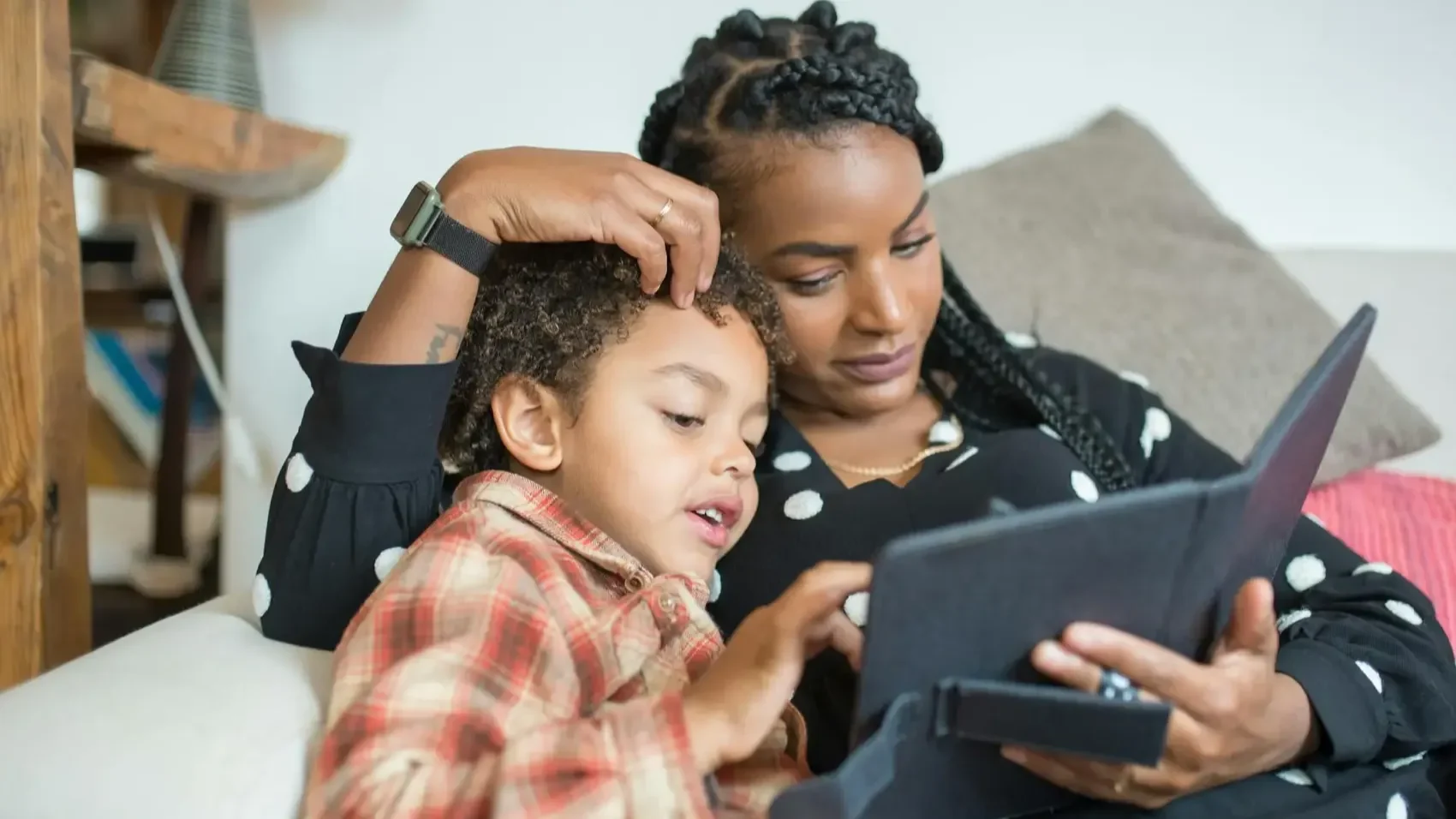 Ever read a digital book? Digital and physical books can help us learn new words, spark our imaginations, and take us to faraway places. We learn best when we read books aloud with others. Digital books can help kids in tough situations. They can help them stay connected to their native language and culture, even when they are far from home.