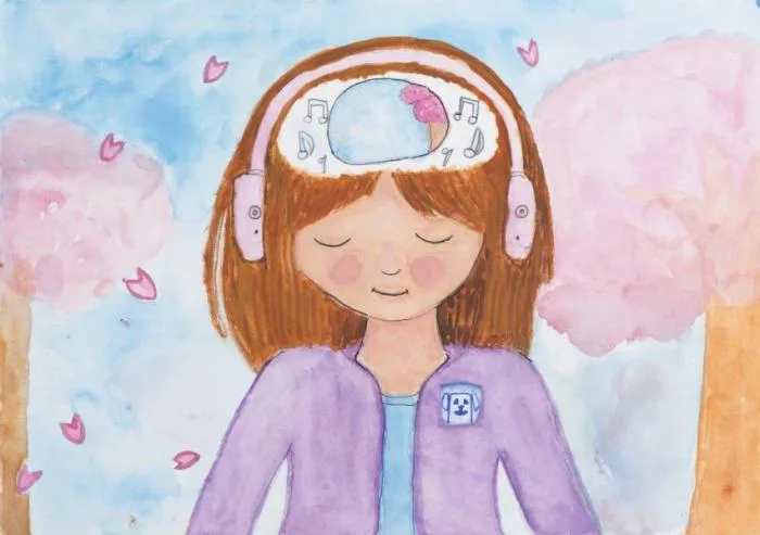 Ririka Sone, age 11: "These headphones transmit signals from a camera or a microphone directly to the brains of people with seeing or hearing difficulties, allowing them to see and hear."
What new technologies might make our lives easier in the future?