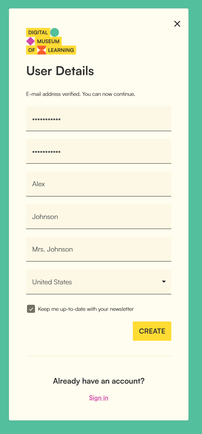 Teacher Zone Create Account