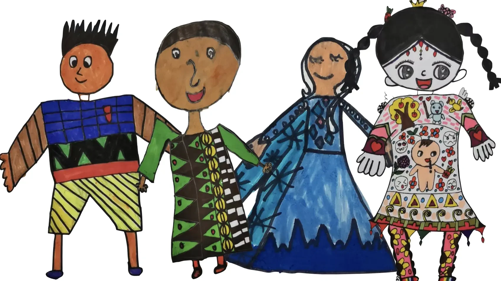 Here are examples of how elementary school kids in Wuxi, China showed their favorite school outfits to children from a school in Pantin, France. How would you show what your favorite clothes look like?