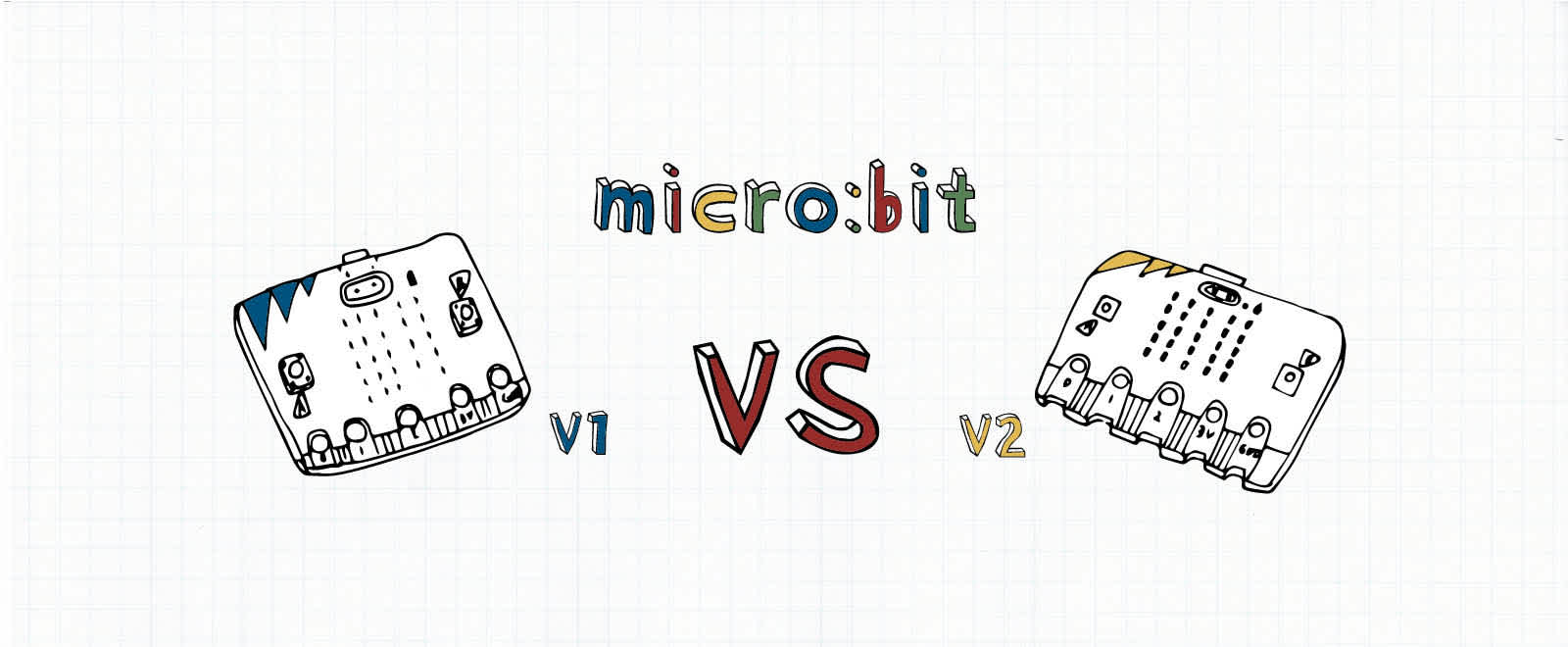 micro:bit V2とV1.5の比較