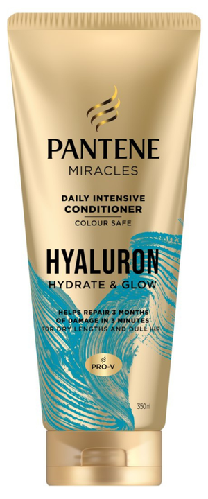 Pantene Miracles Hyaluron Hydrate & Glow Daily Intensive Conditioner 350ml