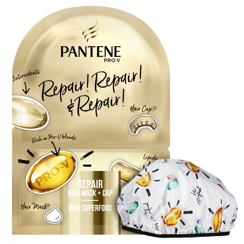 Pantene Repair Deep Conditioner Hair Mask & Cap 
