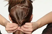 Step 4 Long Illusion Ponytail