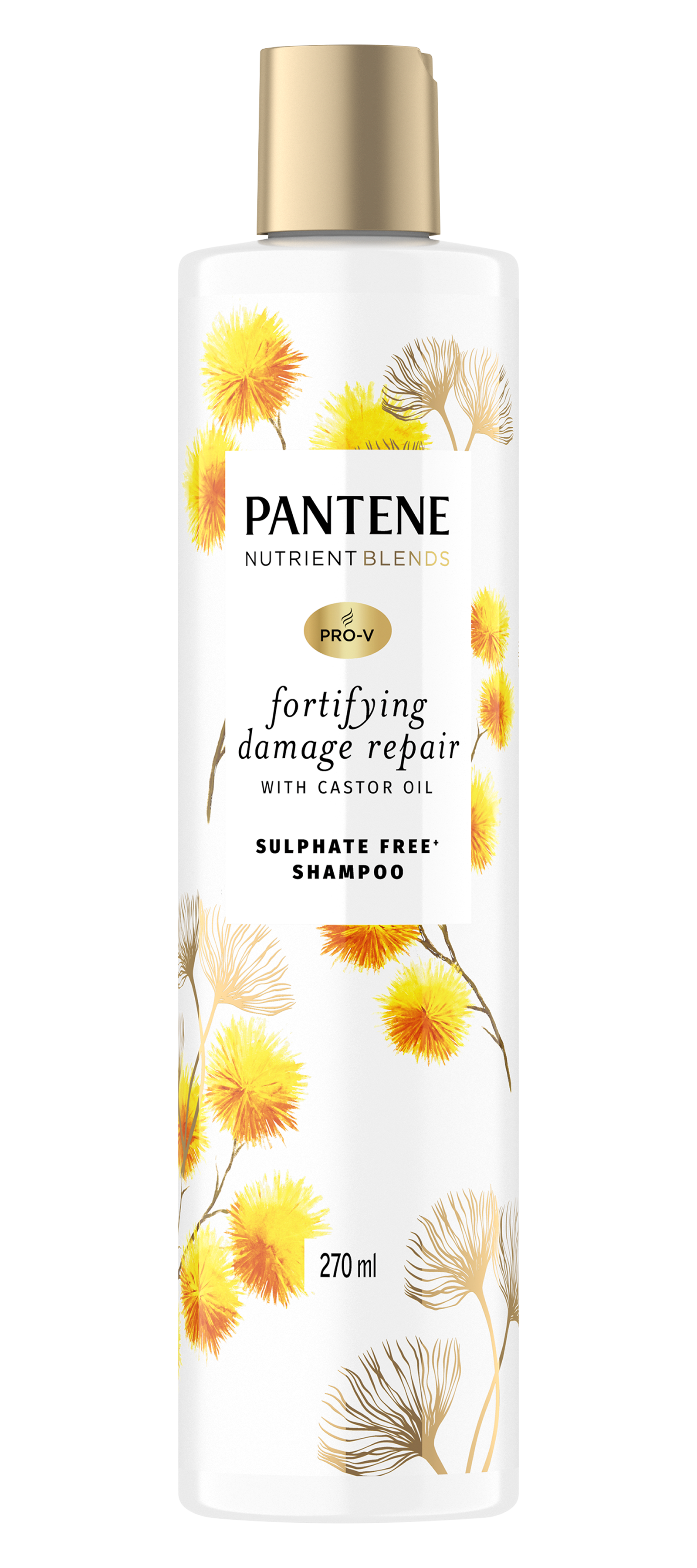 Pantene Nutrient Blends Fortifying Damage Repair Shampoo with Castor Oil