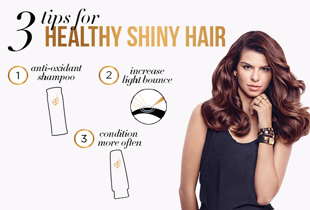 3 Tips for Healthy Shiny Hair