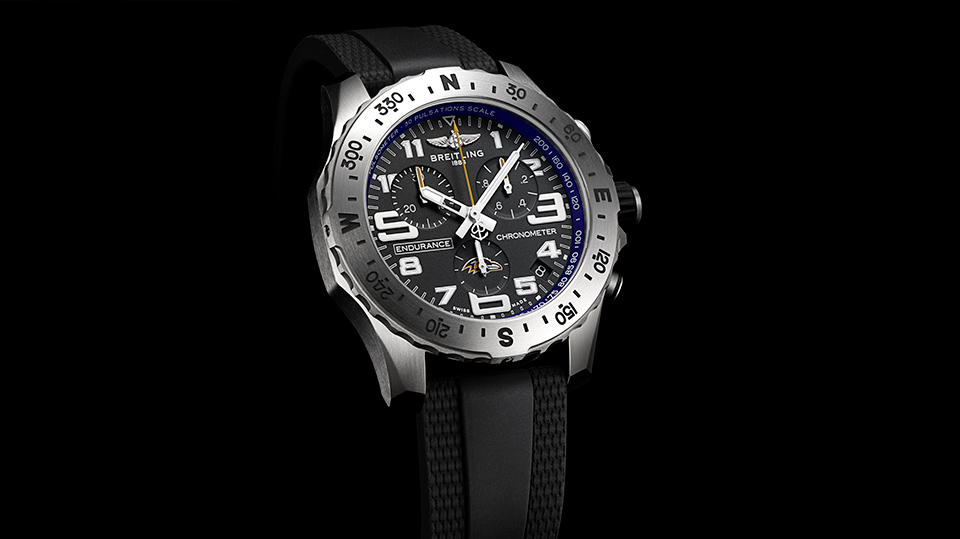 Black Novo Nappa Calfskin Leather Strap - 20 428X | Breitling