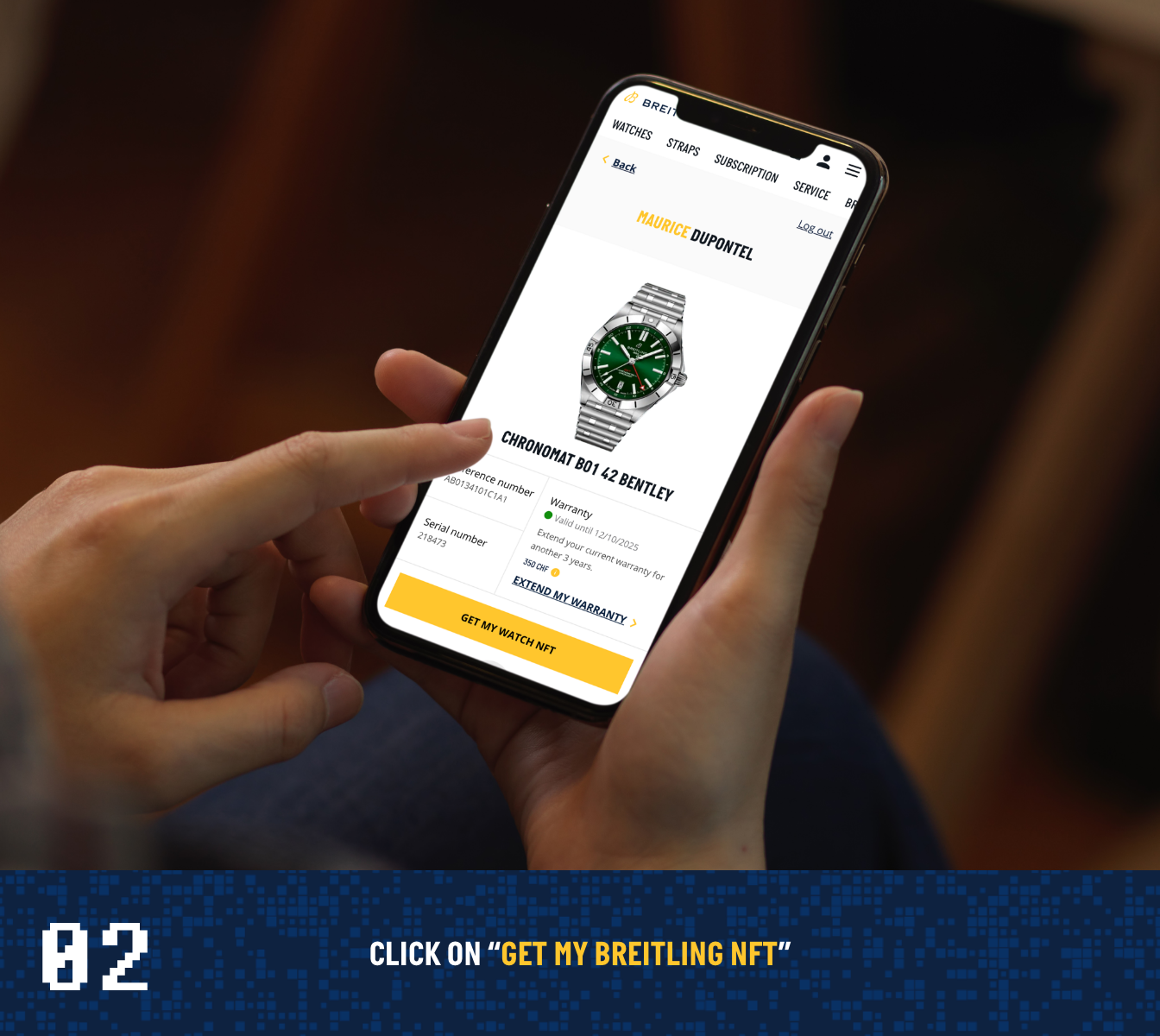 ブライトリングの時計にブロックチェーン技術を | Breitling ブライトリングの時計にブロックチェーン技術を | Breitling