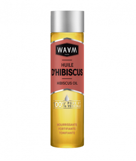 L’huile d’Hibiscus favorise le démêlage des cheveux et leur apporte de la brillance
