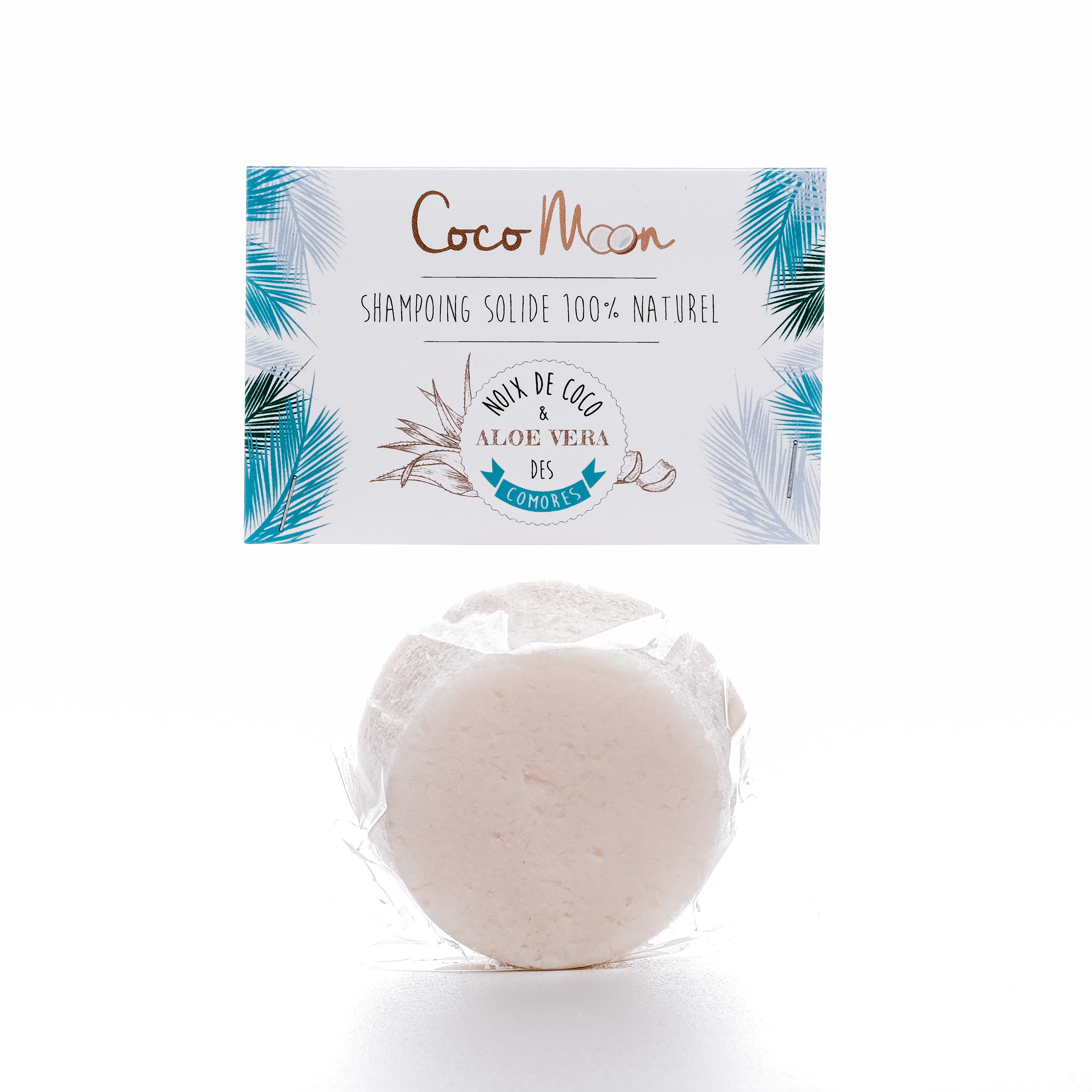 Shampoing solide Coco & Aloe Vera CocoMoon Beauty – 70 gr