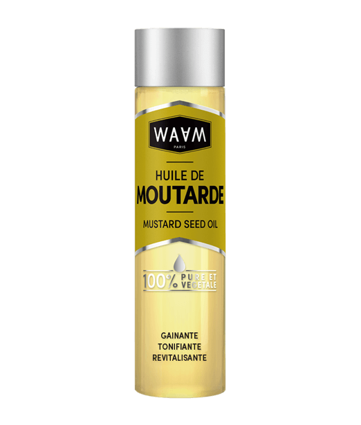 L'huile de Moutarde lutte efficacement contre la chute des cheveux et contre les pellicules, elle stimule la circulation sanguine