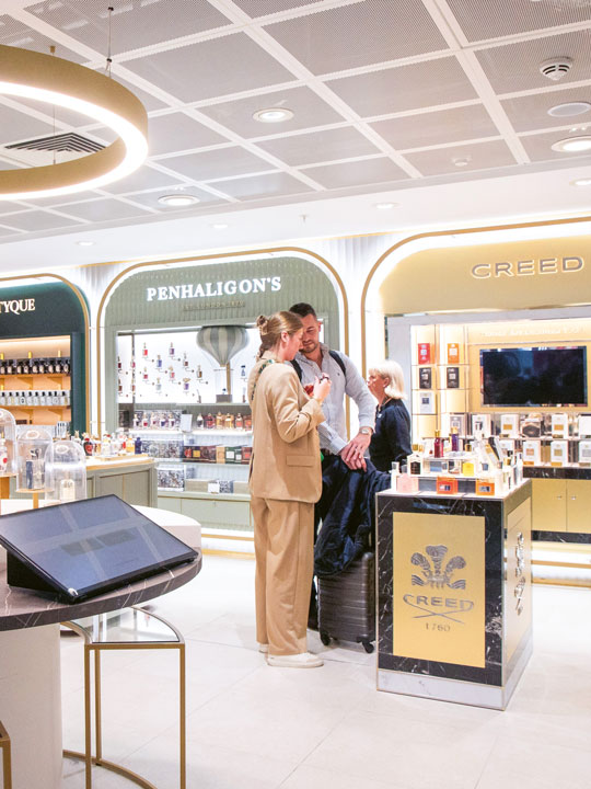 World Duty Free at the airport.