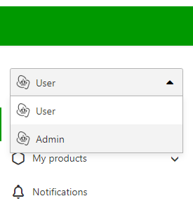 Grip user admin switch