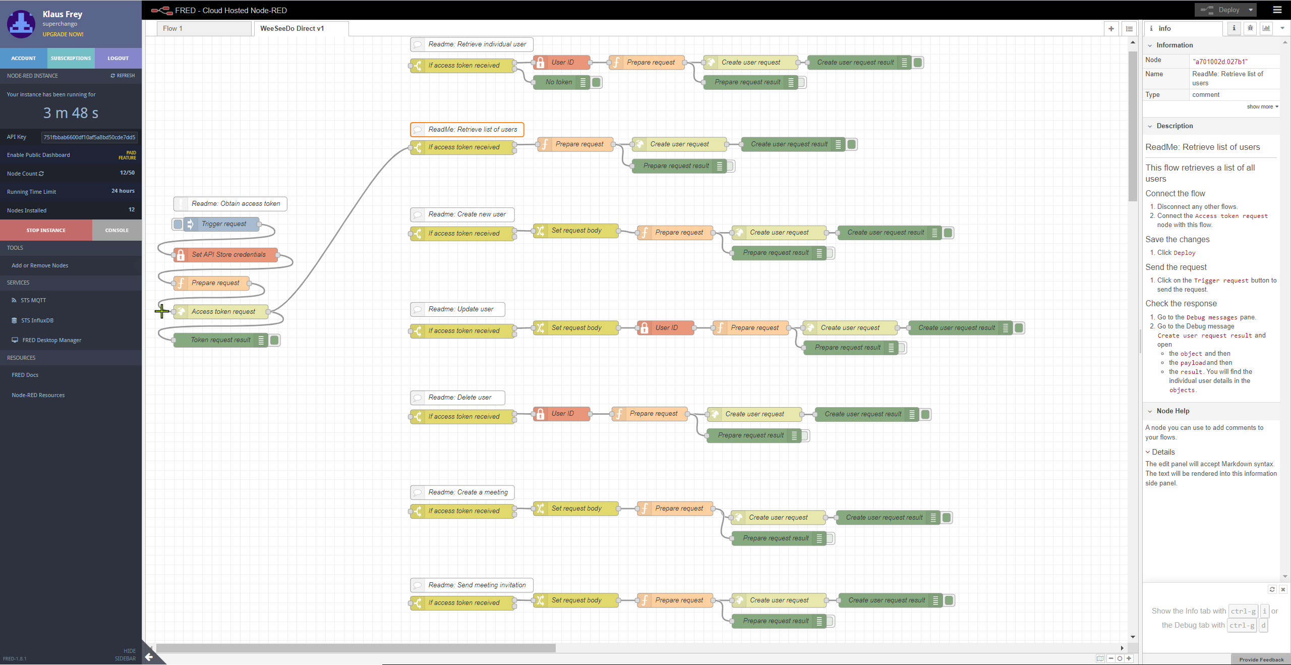 Tutorials-WeSeeDo-Direct using Node-RED-overview-remote