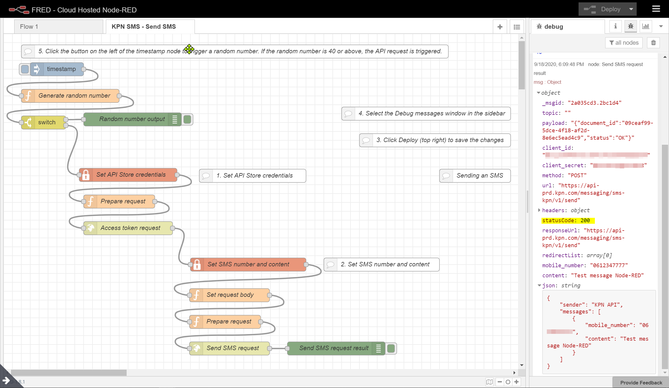 Tutorial-KPN-SMS-using-Node-RED