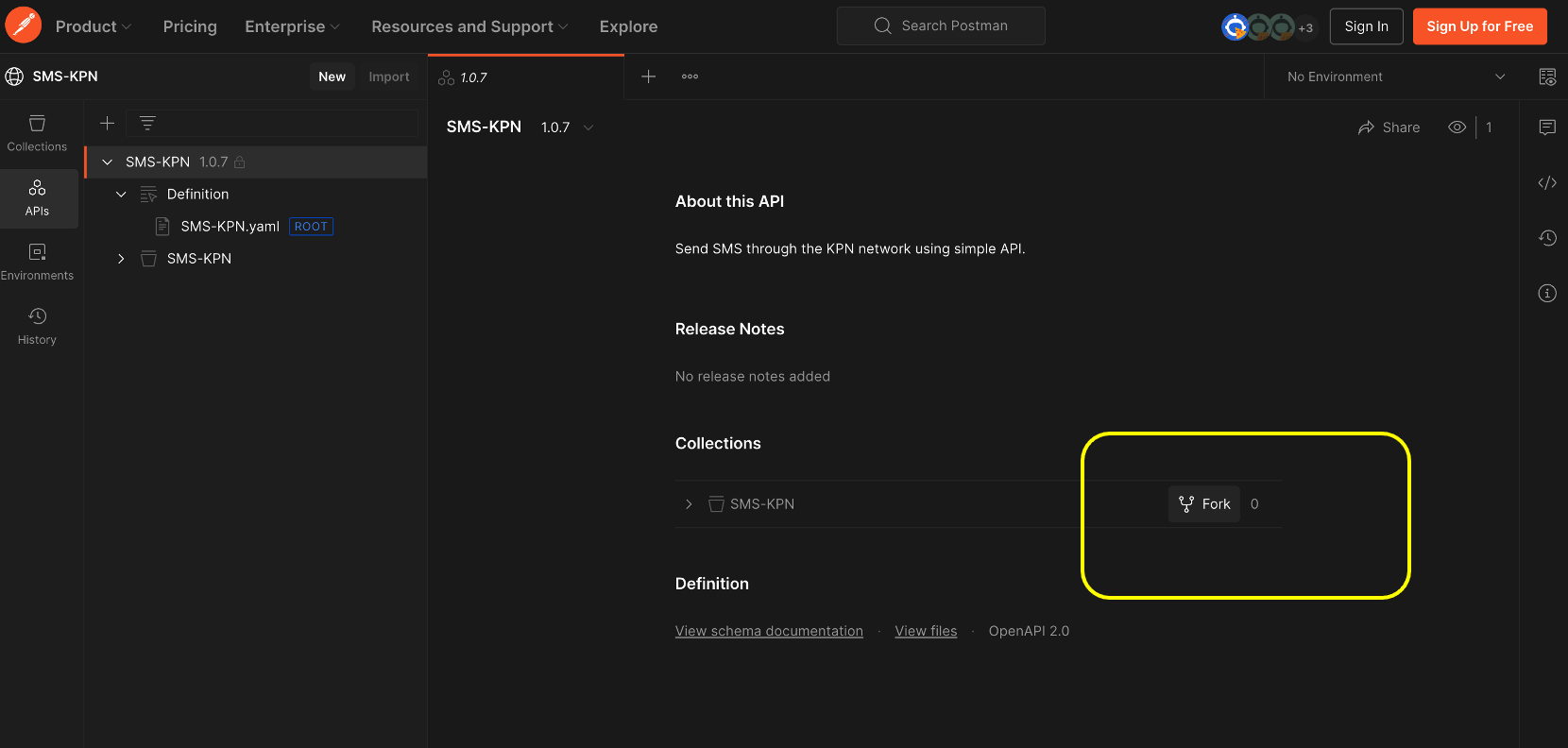 Click on the Fork Icon
