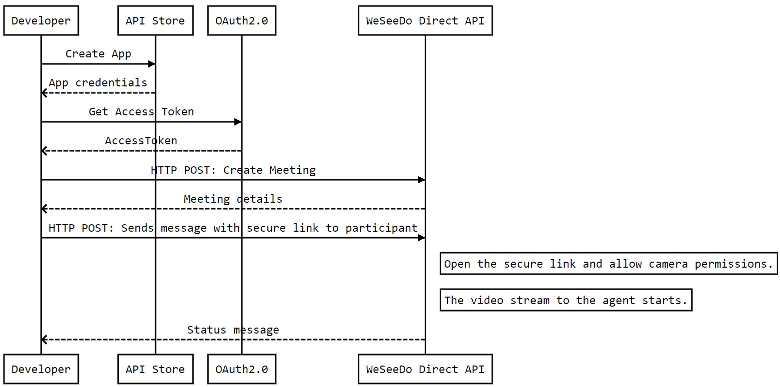WeSeeDo WeSeeDo Direct API workflow