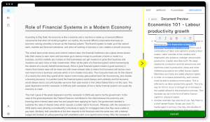 Currikula - Resources Pane - With Note Section and Screen