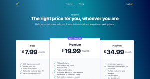 Sign Me In Here - Pricing Page