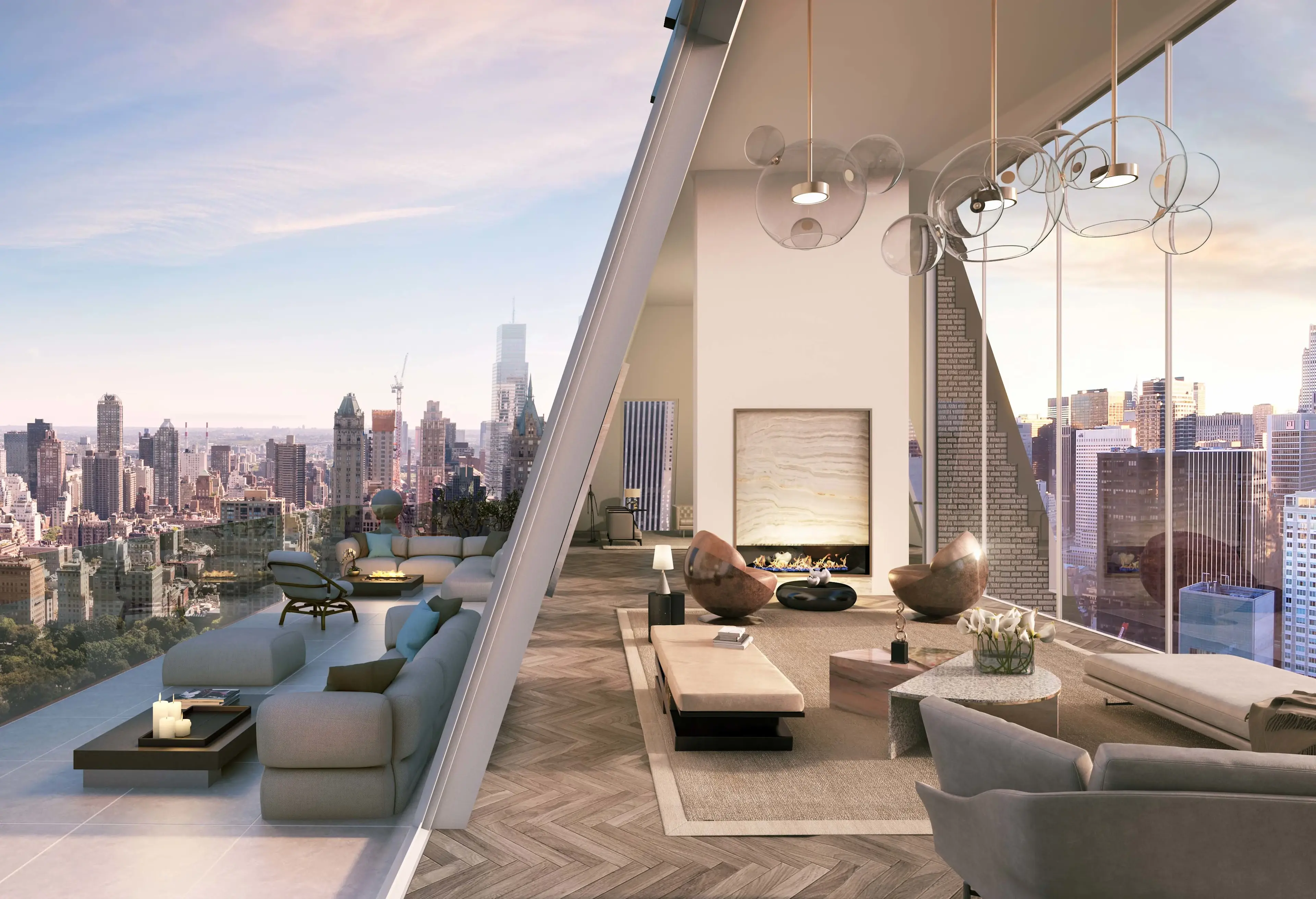 Hero image for The discerning buyer will have a really large penthouse with beautiful 360-degree views and outdoor terraces facing Central Park.