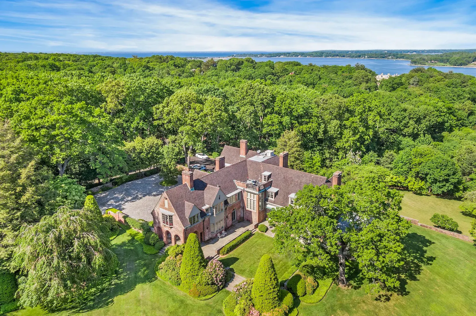 Hero image for Resplendent in history and Tudor architecture, Laurel Hill boasts the rarest of provenances on Long Island’s exclusive Gold Coast.