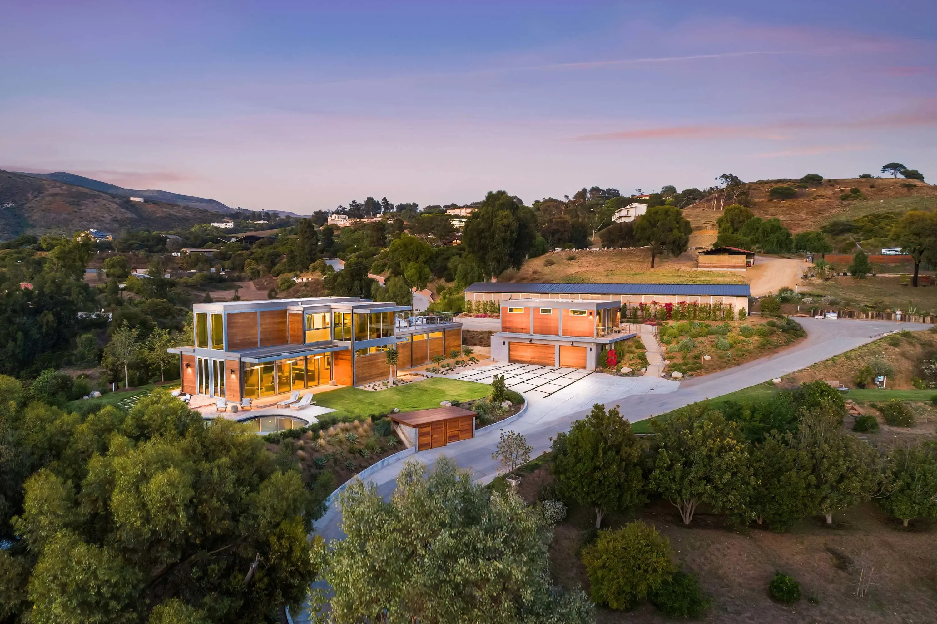 Hero image for Featuring scenic hills, canyon, and ocean views, the newly constructed property will auction in cooperation with Mark Gruskin of Westside Estate Agency