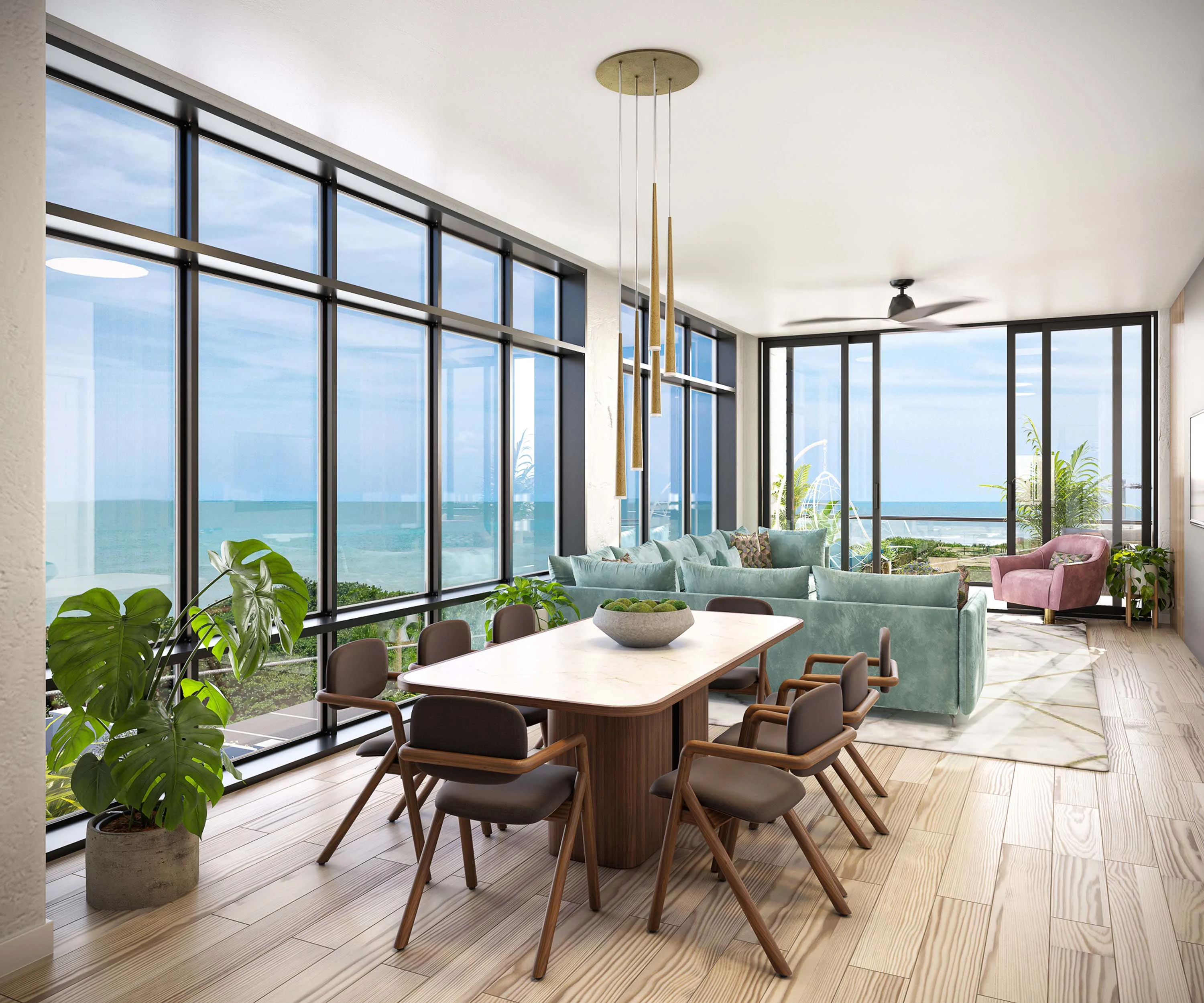 Harbor Island Beach Club, Building A | 3051 Hafen Lane, Melbourne Beach, Florida 32951 - 6_-_09-Living_Room_tmobyg