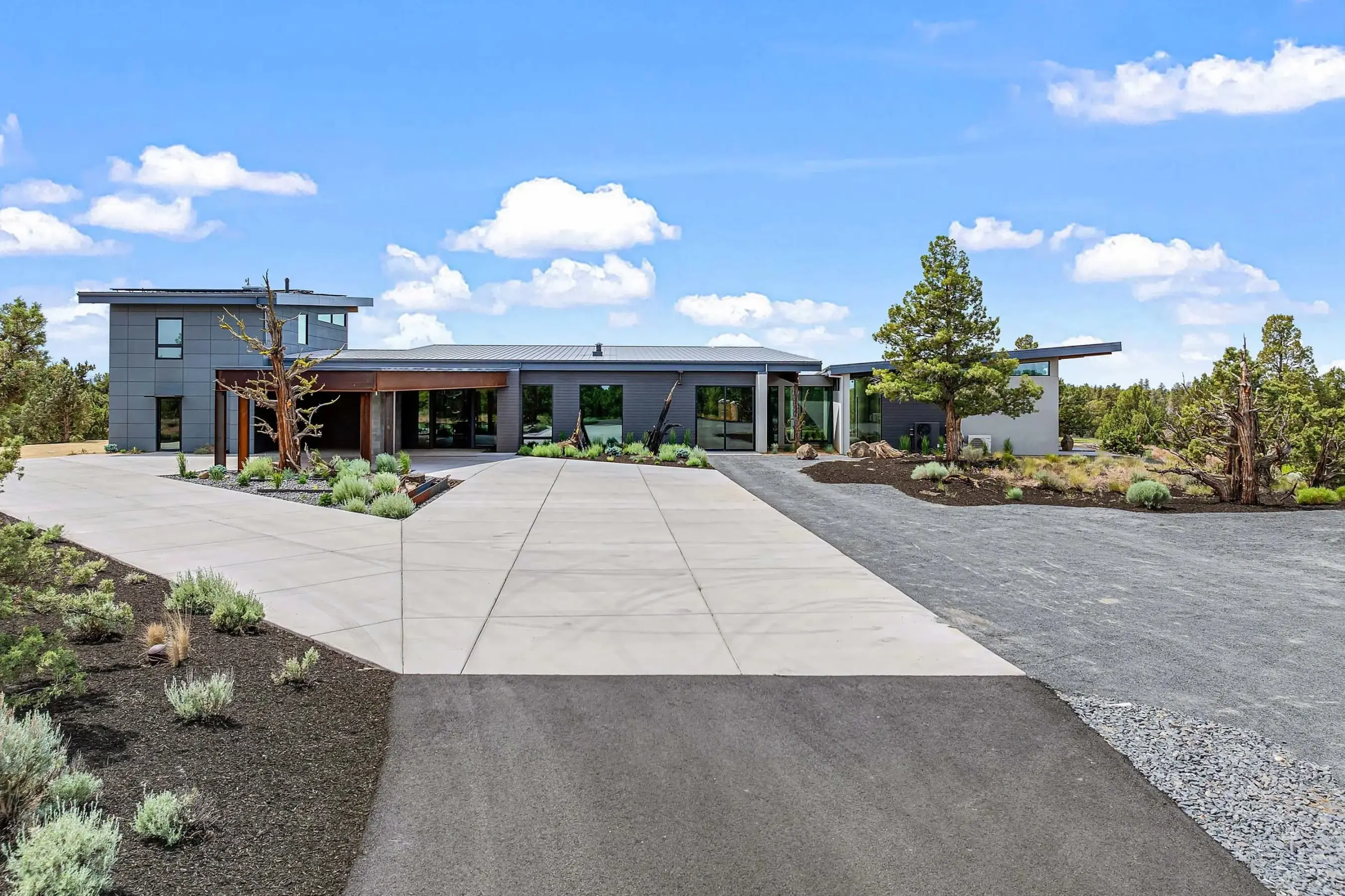The crown jewel of Central Oregon awaits, offering an unparalleled, completely private sanctuary in Bend, Oregon. This extraordinary compound showcases intentional site planning, cutting-edge technology, and stunning, panoramic Cascade Mountain views acro