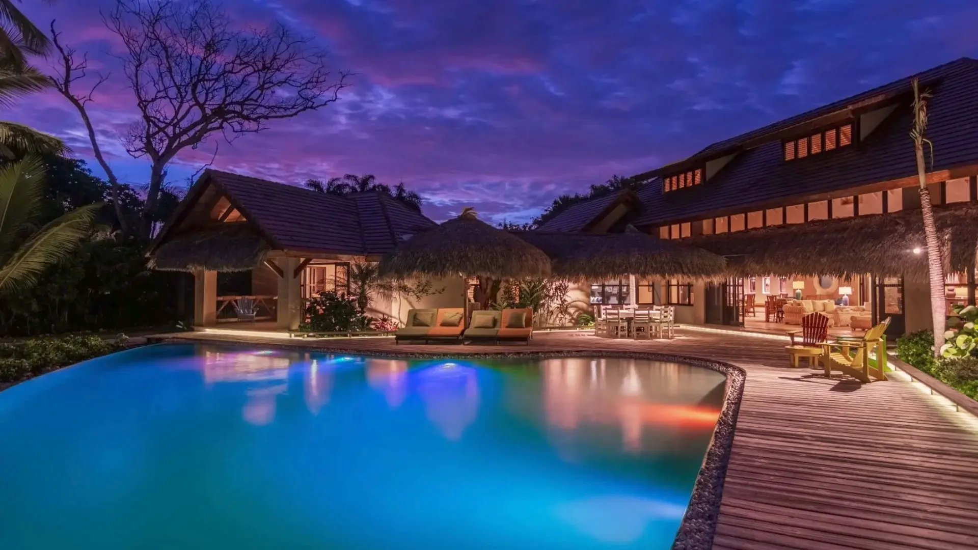 Set within the exclusive and luxurious gated community of Sea Horse Ranch, Villa Wind Song offers a gorgeous resort-style pool terrace with private beach access along with five bedrooms.